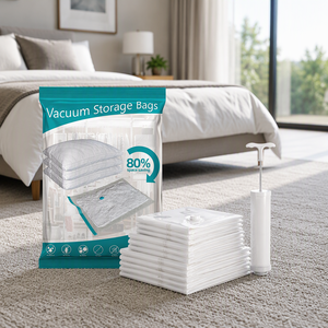 Jumbo XXL Vacuum Storage Bags Thick Space Saver Vacuum Compression Bags for Large Quilt Comforter Bedding Storage Custom Logo - Product Image 1