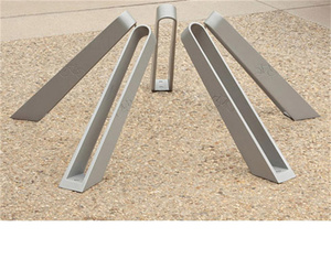 Support de rangement de vélos <span class=keywords><strong>sécurisé</strong></span> en métal extérieur personnalisé extérieur lieu public terrasse centre de vélos support de stationnement <span class=keywords><strong>à</strong></span> vendre - Product Image 3