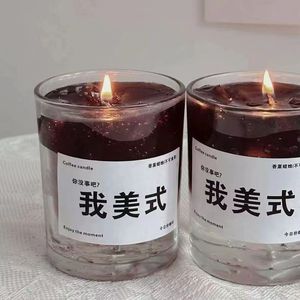 Recuerdos Temáticos de Americano al por Mayor: Vela Aromática de Vidrio Creativa y Humorística Hecha a Mano con la Frase: "<span class=keywords><strong>Lo</strong></span> Importante <span class=keywords><strong>es</strong></span> Hacer <span class=keywords><strong>Dinero</strong></span>" - Product Image 3