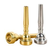 Trumpet Mouthpiece 3C 5C 7C Universal Brass Instrument Accessories Professional Practice Golden Silver Replacement