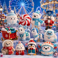 Jouets en peluche de Noël en gros pour les parcs d'hiver |   Designs personnalisés écologiques, faible MOQ, échantillonnage et livraison rapides