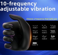 Masturbateur masculin APP, stimulateur vibrant à 5 doigts pour massage des doigts, jouet sexuel pour adultes