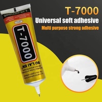 Adhésif de réparation pour téléphone portable T7000 110ML, adhésif pour bijoux DIY, adhésif noir universel puissant, emballage individuel, époxy