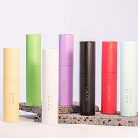 Bouteilles de pulvérisation de parfum de torsion noire blanche mate de luxe recyclables de 10 ml atomiseur de parfum de fantaisie de 10 ml