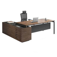 Foshan Mobilier de bureau moderne pour directeur exécutif Bureau et chaise Table de bureau