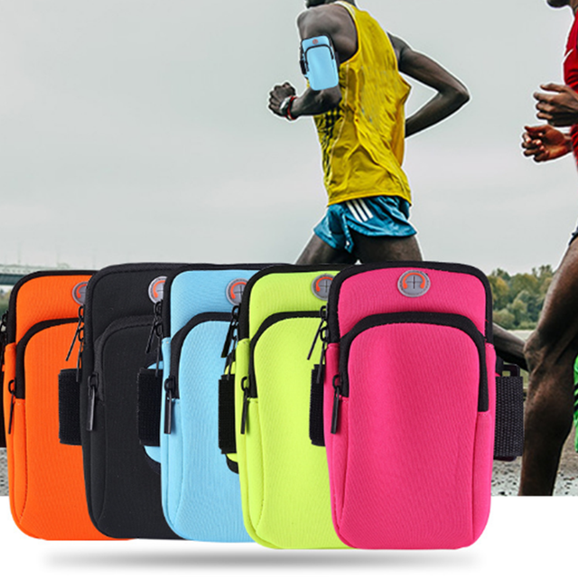 Sports Running Waterproof Neoprene Cell Phone Arm Bag Mobile Phone Armband Case for Sports Entertainment