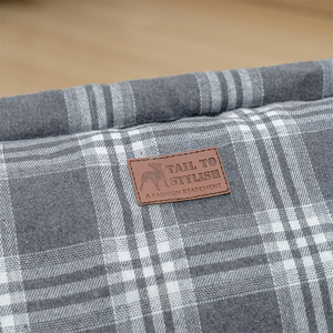 Manufacturer Wholesale Foldable Warm <b>Plush</b> Cat <b>Bed</b> Plaid - Product Image 5