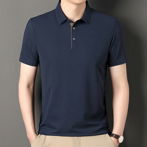 Polos de Golf de alta calidad para hombre, camisetas deportivas de secado rápido, camiseta de uniforme de trabajo con logotipo bordado personalizado - Product Image 2