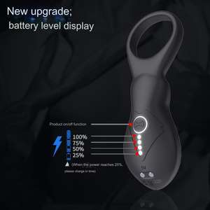 Lootee LS0008 <span class=keywords><strong>Plug</strong></span> Anale Nero con Blocco Ritardato e Risonanza per Uomo, con Telecomando, Vibratore per Coppie, Prodotto <span class=keywords><strong>in</strong></span> GUA - Product Image 3