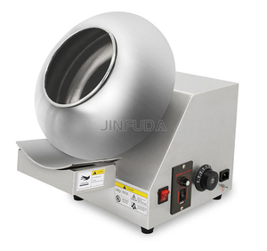 Machine à enrober électrique automatique 40 cm pour chocolat, cacahuètes, bonbons, <span class=keywords><strong>pop</strong></span>-<span class=keywords><strong>corn</strong></span>, sucre, alimentée par énergie solaire/prise murale - Product Image 6