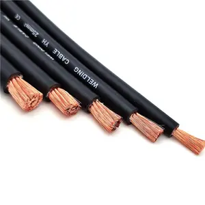Câble de soudage en caoutchouc et cuivre, 50mm, AWG 105, robuste, 70mm, 2/0 C