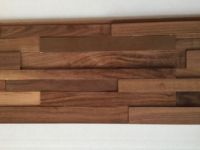 Panneaux muraux décoratifs Kasaro Studio Classic Modern à motif géométrique en relief, insonorisants, matériaux de revêtement à lattes, couleur charbon pour hôtel