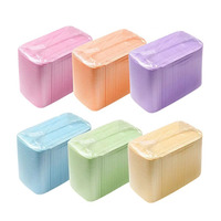 125 pièces/sac de bavettes dentaires jetables colorées, bavettes buccales, tampons de nettoyage, tabliers en papier pour patients, fournitures pour salons de tatouage et instituts de beauté, sac à outils