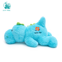 Oreiller de dinosaure en peluche lestée du fabricant PP coton rempli jouets en peluche et animaux