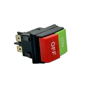 Factory 30A 250V ON OFF 4 pin Large Current LED illuminated Heavy Duty Electric Waterproof red Car Rocker Switches