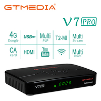 Novo GTmedia V7 Pro H.265 DVB S/S2/S2X T2 Combo Box Receptor de TV por Satélite Decodificador V7pro