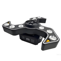 Lumière de fête disco à effet DJ RGB 100W avec stroboscope à œil d'abeille, contrôle DMX512 pour club, karaoké, mariage, boîte de nuit, bar, spectacle