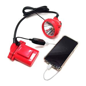 مصباح أمامي قابل لإعادة الشحن آمن قابل لإعادة الشحن مخصص بسلك لعمال المناجم مصباح أمامي للتعدين مصباح غطاء IP67 OEM للصيد والصيد - Product Image 2