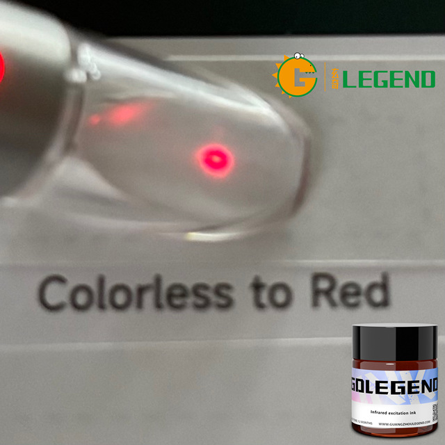 Wholesale Screen Printing Compatible IR Excitation Ink for Credit Card Printing Red Light Excitation Effect IR Excitation Ink