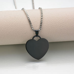 Collana personalizzata in acciaio inossidabile con ciondolo a <span class=keywords><strong>cuore</strong></span> <span class=keywords><strong>di</strong></span> pesca con foto incise al Laser <span class=keywords><strong>di</strong></span> amici o amanti <span class=keywords><strong>di</strong></span> famiglia-regalo Unisex - Product Image 6