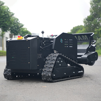 Pengiriman Gratis Murah Mesin Pemotong Rumput Robot RC Diesel 800mm dengan Remote Start, Kecepatan Maksimum 55 °   Mesin Pemotong Rumput Kendali Jarak Jauh untuk Lereng