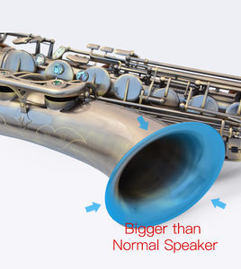 Профессиональный китайский BB тенор саксофон с черным никелевым Золотым Лаком Аксессуары для инструментов - Product Image 4