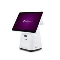 Caisse enregistreuse tactile capacitive Android 11 15,6 pouces avec processeur RK35664, 2 Go/4 Go/8 Go de RAM, Wi-Fi 2,4 G