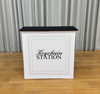 Table pliante légère personnalisée pour stand de souvenirs, zone de production, foires, mariages, cabines photo et attractions événementielles