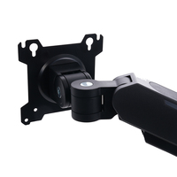 Nouveau support de moniteur double à ressort à gaz, fixation par pince C, support de bureau VESA 75x75/100x100, inclinaison et rotation réglables, écrans de 13 à 32 pouces