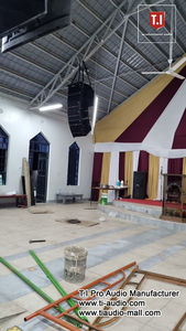 סט מלא אודיו מקצועי 16 אוהם רמקולים חיצוניים מערכת סאונד 800 וואט הספק 10 אינץ' רמקול מערך קו לכנסייה - Product Image 3