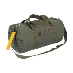 Sac de sport en toile de coton léger avec logo personnalisé, fermeture éclair, pour le voyage, la gym et le rangement des équipements - Product Image 1