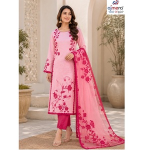 Designer Pakistani Salwar Kameez for Women Elegant Casual Party Wear Traditional Ethnic Dress Quick Dry Stretchable Wrinkle Free - Product Image 1