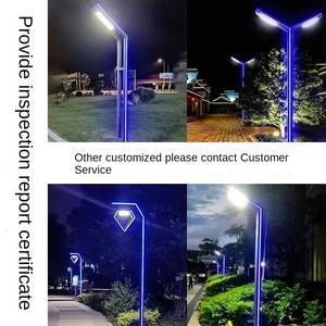 ไฟถนนพลังงานแสงอาทิตย์สำหรับสวนทำจากพลาสติก ABS ไฟ IP67เดียว300W 500W ทันสมัย - Product Image 4