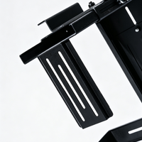 Support d'ordinateur HZJ-F1 noir, durable et robuste, facile à installer