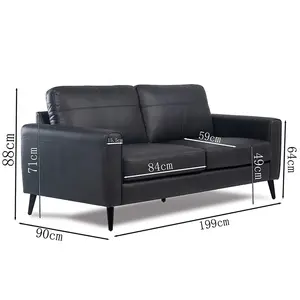 Comodo divano da salotto-buona vendita semplice divano in legno Design per la casa di lusso