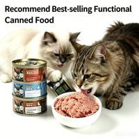 Aliment humide pour chat saveur saumon personnalisé OEM/ODM, en conserve, fourni par l'usine, vente en gros, catégorie aliments humides