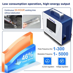 เครื่องเชื่อมตัดไฟเบอร์เลเซอร์แบบพกพา QCW 300W/600W รุ่นใหม่ ระบายความร้อนด้วยอากาศ สำหรับเชื่อมเหล็กและโลหะ - Product Image 6