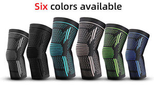 Genouillère de compression Aofit personnalisable avec logo, protection professionnelle, respirante, pour la course à pied, prévention des blessures, élastique et extensible - Product Image 5