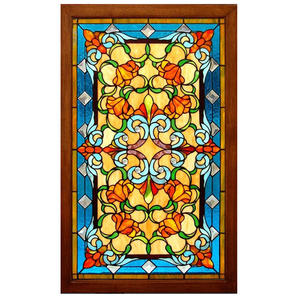 <span class=keywords><strong>Vitrail</strong></span> artisanal personnalisé, fait à la main, verre d'art pour mur de porte et fenêtre, glaçage Double face - Product Image 5