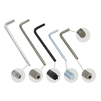Llave Allen Hexagonal Métrica Tipo L de 3mm-32mm (1/4"-5/8") para Tornillos de Cabeza Cilíndrica - Acero al Carbono de Grado DIY