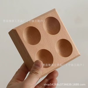 กล่องเก็บไข่ไม้บีชแบบแบ่งช่อง กล่องเก็บอาหารรักษาความสดสำหรับห้องครัว - Product Image 4