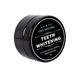 Private Logo Mint Activated Charcoal Organic Teeth Whitening powder charcoal powder teeth whitener