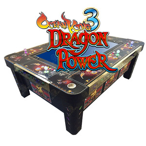 <span class=keywords><strong>2025</strong></span> mới nhất 8 người chơi 55 inch câu cá trò chơi video <span class=keywords><strong>Console</strong></span> kim loại cá bảng rồng điện - Product Image 1