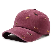 Gorra de Béisbol de Algodón de Alta Calidad con Logotipo Bordado Personalizado, Gorra Unisex Ajustable de Tela de Algodón Lavada, Gorra con Logotipo Personalizado