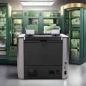 Máquina de contagem de dinheiro aprovada pelo BCE, máquina de contagem de notas, contador de contas, UNION 60B 2024