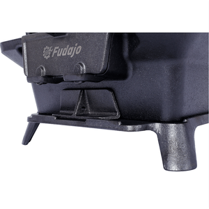 Parrilla de carbón ovalada de hierro fundido Fudojo para exteriores con función de plancha, pequeña parrilla para barbacoa para uso en jardín. - Product Image 6