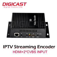 Transmisión en Vivo con Protocolos RTSP, RTP, RTMP, HTTP y UDP para Codificador de Video Digital H.264, Audio AAC, Resolución 1080P, Compatible con Decodificación STB