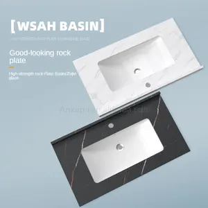 Nieuwe Ontwerp Lavabo Badkamer Vanity Sink Marmer Massief Oppervlak Wastafel Kunststeen Spoelbak
