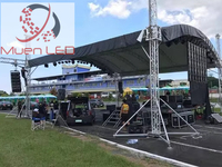 Sistema de Entramado de Aluminio para Eventos al Aire Libre, Altura Ajustable, Antioxidante, Certificado CE/ISO/TUV, Patas Ajustables Portátiles