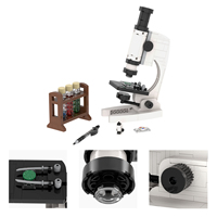 Kits de briques MOC pour microscope scientifique créatif, conteneur, briques de construction DIY, jouets pour enfants MOC1708